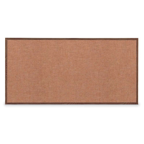 Combo Board, 60"x36", Satin Frame/Black Porcelain & Forbo